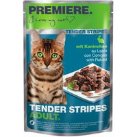 Produktbild von Premiere Tender Stripes Kaninchen Stückchen in Sauce 112x85 g ohne Farb- und Aromastoffe - 112 x 85 g