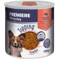 Produktbild von PREMIERE Topping Powder Rinderleber mit Kürbis 6 x 100 g - 6 x 80 g