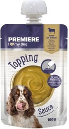 Produktbild von PREMIERE Topping Sauce Lamm und Brokkoli Stückchen in Sauce 6x100 g ohne Zucker und Konservierungsstoffe