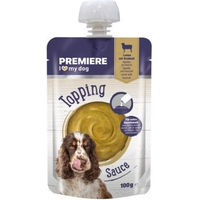 Produktbild von PREMIERE Topping Sauce Lamm und Brokkoli Stückchen in Sauce 6x100 g ohne Zucker und Konservierungsstoffe