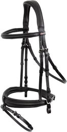 Produktbild von Premiere Trense Narbonne aus Leder für Vollblut in Schwarz