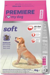 Premiere Trockenfutter Hund Soft Senior Rind und Geflügel mit hohem Fleischanteil 4kg – Bild 1 von 1