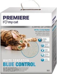 Premiere White Sensation Blue Control Klumpstreu für Katzen 10 l – Bild 1 von 2