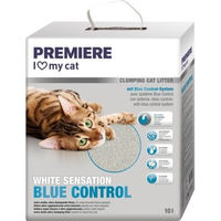 Produktbild von Premiere White Sensation Blue Control Klumpstreu für Katzen 10 l