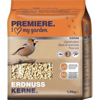 Produktbild von PREMIERE Wildvogel Streufutter gehackte Erdnusskerne 1,5kg - 1,5 kg