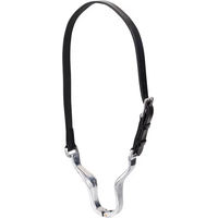 Produktbild von Premiere Zeckenschutzhalsband aus Aluminium mit Lederriemen in Schwarz