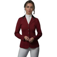 Produktbild von Presteq AmbitionFirst Turnierreiterjacke Damen Rot wasserabweisend Größe 44