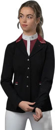 Produktbild von Presteq AmbitionFirst Turnierreiterjacke Damen Schwarz wasserabweisend Größe 34