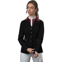 Produktbild von Presteq AmbitionFirst Turnierreiterjacke Damen Schwarz wasserabweisend Größe 34