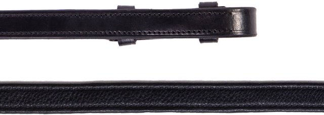 Presteq FayRein Weymouth Zügel Smooth Schwarz Größe Warmblut – Bild 1 von 1