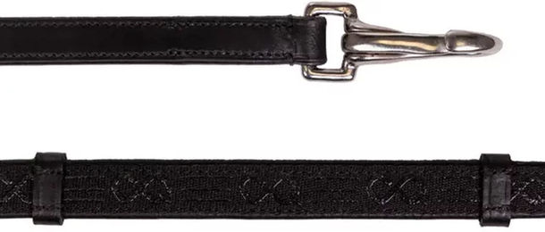 Produktbild von Presteq FayRein Zügel für Pferde aus Leder in Schwarz