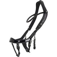 Produktbild von Presteq FaySport Blackpearl Reittrense für Pferde aus Leder in Schwarz Größe XFull