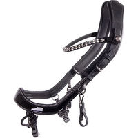 Produktbild von Presteq FaySport Glitter Trense für Warmblut in Schwarz aus Leder