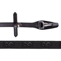 Produktbild von Presteq FaySport Pferdezügel aus Leder mit Clip in Schwarz oder Braun