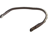 Produktbild von Presteq Faysport Shinebright Stirnband für Pferde aus Kunstleder in Braun/Schwarz