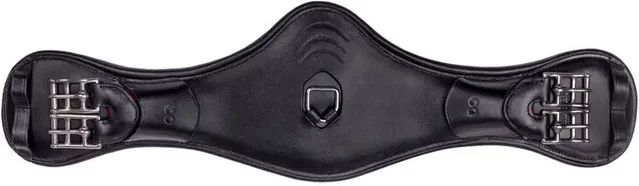 Produktbild von Presteq PerformFree Sattelgurt für Pferde aus Leder in Schwarz 75 cm