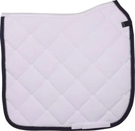 Presteq Schabracke PerformNow Dressur Weiß-Blau für Warmblut/WB aus Polyester – Bild 1 von 3