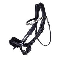 Produktbild von PresTeq Weymouth Trense Fayperform Shine in Schwarz aus Leder Grösse Full