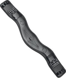 Produktbild von Prestige Anatomischer Dressurgurt aus Leder Schwarz 80 cm