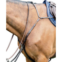 Produktbild von Prestige Evo Leder Vorderzeug mit Brücke für Warmblut in Braun