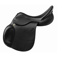 Produktbild von Prestige Joy Jumper Spring Sattel aus Leder Schwarz Doubliert Standard mit Klettpauschen
