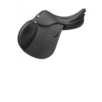 Produktbild von Prestige M.Robert CPS SPR Elite Leder Sattel Schwarz mit Klettpausch und +1cm hinten
