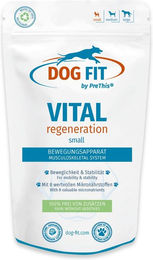 Produktbild von PreThis DOG FIT VITAL Regeneration Nahrungsergänzung für Hunde mit Kollagenpeptiden und Bioflavonoiden zur Gelenk- und Knochenpflege 21,4g