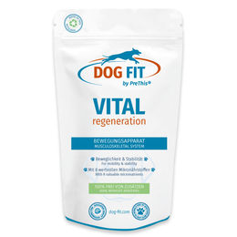 Produktbild von PreThis DOG FIT VITAL Regeneration Nahrungsergänzung für Hunde zur Unterstützung von Gelenken und Knochen 60 Kapseln