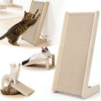 Produktbild von PRIISF Katzenkratzbrett aus Sisal in L-Form XXL beige