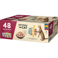 Produktbild von PrimaCat Classic Katzenfutter Stückchen in Soße Mix 48 x 85 g getreidefrei ohne Zucker