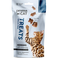 Produktbild von PrimaCat Crunchy Treats Hering & Rosmarin Katzen Leckerli zur Zahnpflege 40 g