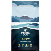 Produktbild von PrimaDog Welpen Trockenfutter Huhn & Kartoffel Weizenfrei 2 x 10 kg - 2 x 10 kg