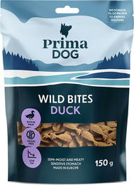 Produktbild von PrimaDog Wild Bites Soft Snack Belohnungssnack Ente und Lachs getreidefrei 600 g - 4 x 150 g