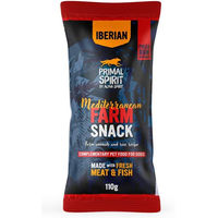 Produktbild von Primal Spirit Iberian Mediterranean Farm Hundesnack mit Huhn und Schwein hypoallergen 110 g