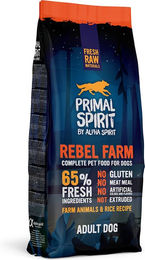 Produktbild von Primal Spirit Rebel Farm Hundefutter für erwachsene Hunde aller Größen 12 kg