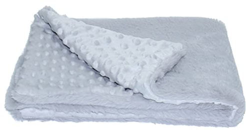 Produktbild von Primawela Hundebett und Katzenbett mit Herz-Kissen in Blau aus Plüsch