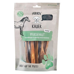 Produktbild von Primox Pferdehaut Naturkaukartikel für Pferde hypoallergen 2x150g