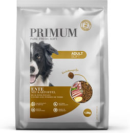 Primum Hundefutter Ente mit Kartoffel Soft Adult Getreidefrei mit hohem Fleischanteil 1,5 kg - 1,5 kg – Bild 1 von 7