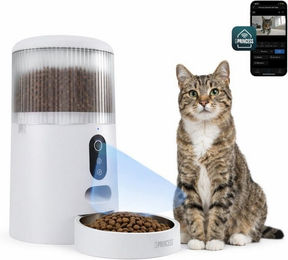 Princess Smarter Futterspender mit App-Steuerung und 3MP-Kamera Weiß 10 l – Bild 1 von 3