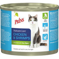 Produktbild von Prins NatureCare Katzenfutter Huhn & Garnele getreidefrei 6 x 200 g