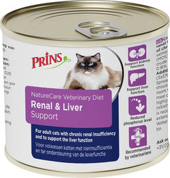 Prins NatureCare Veterinary Diet Katzen Nassfutter Renal & Liver Support für adulte Katzen 6 x 200 g – Bild 1 von 3