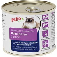 Produktbild von Prins NatureCare Veterinary Diet Katzen Nassfutter Renal & Liver Support für adulte Katzen 6 x 200 g