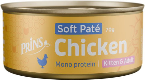 Prins Soft Paté Katzenfutter Fisch Monoprotein 48 x 70 g – Bild 1 von 2