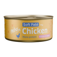 Produktbild von Prins Soft Paté Katzenfutter Huhn Monoprotein 24 x 70 g