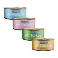Produktbild von Prins Soft Paté Katzenfutter Pute Monoprotein 24 x 70 g