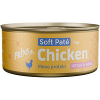 Produktbild von Prins Soft Paté Katzenfutter Pute Monoprotein 48 x 70 g