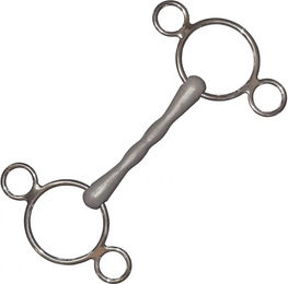 Produktbild von Privilège Equitation 3-Ring Gebiss aus Edelstahl in Silber