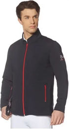 Produktbild von Privilège Equitation Airsafe Softshell-Reitjacke für Herren in Blau oder Schwarz Größe 54