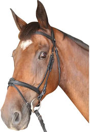 Produktbild von Privilège Equitation Cabourg Trense und Gebiss für Ponys aus Leder in Schwarz