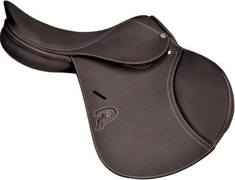 Produktbild von Privilège Equitation Springsattel für Pferde aus Leder in Braun